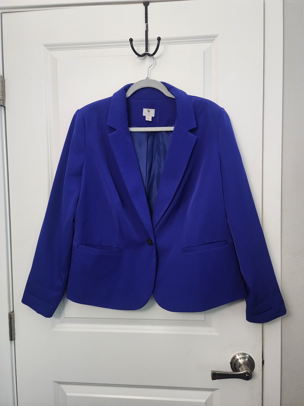 Worthington Royal Blue Single-Button Blazer - Picture 2 of 5